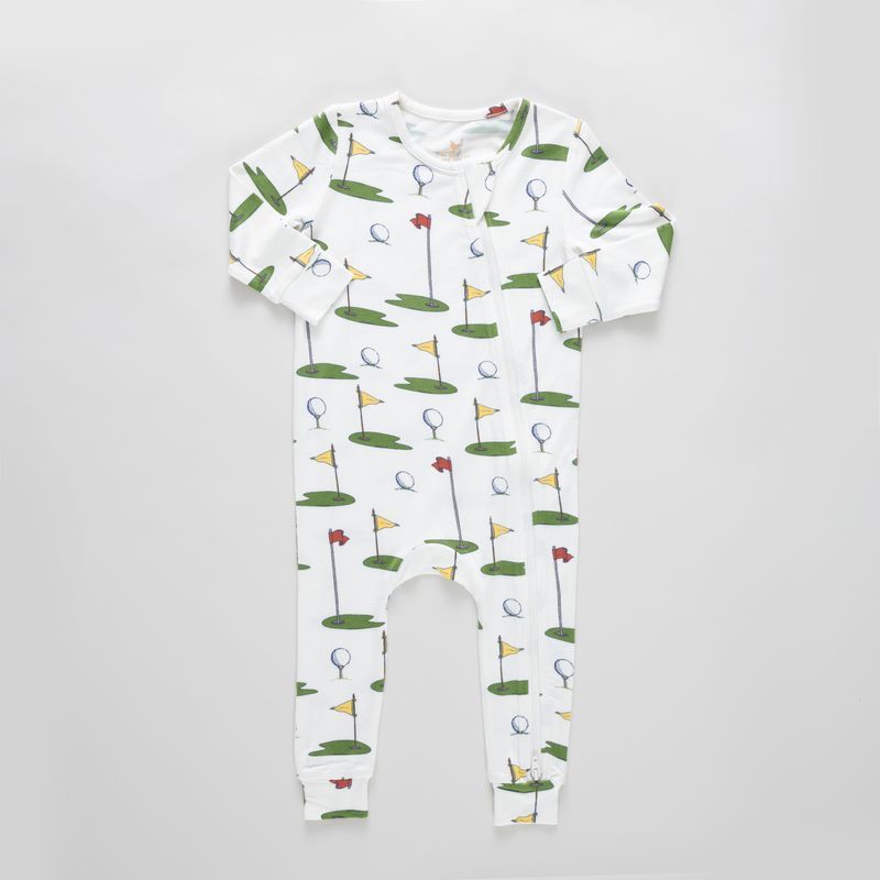 Bamboo Romper Cream Golf Tournament