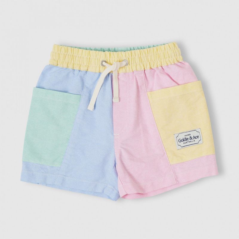Noah Color Block Pocket Shorts