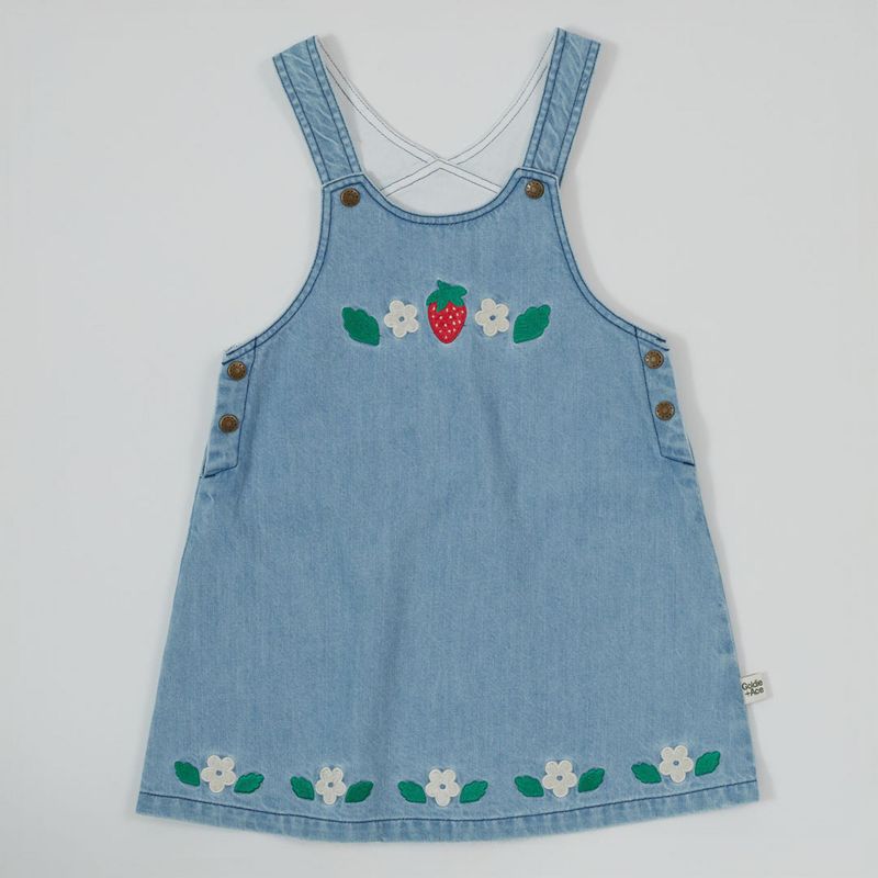 Wild Strawberry Pinafore Dress