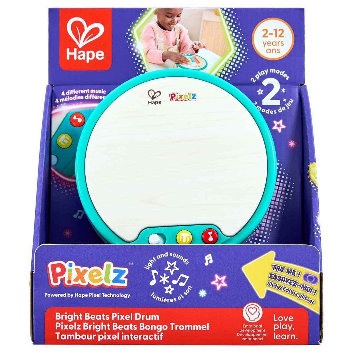Bright Beats Pixel Bongo Drum