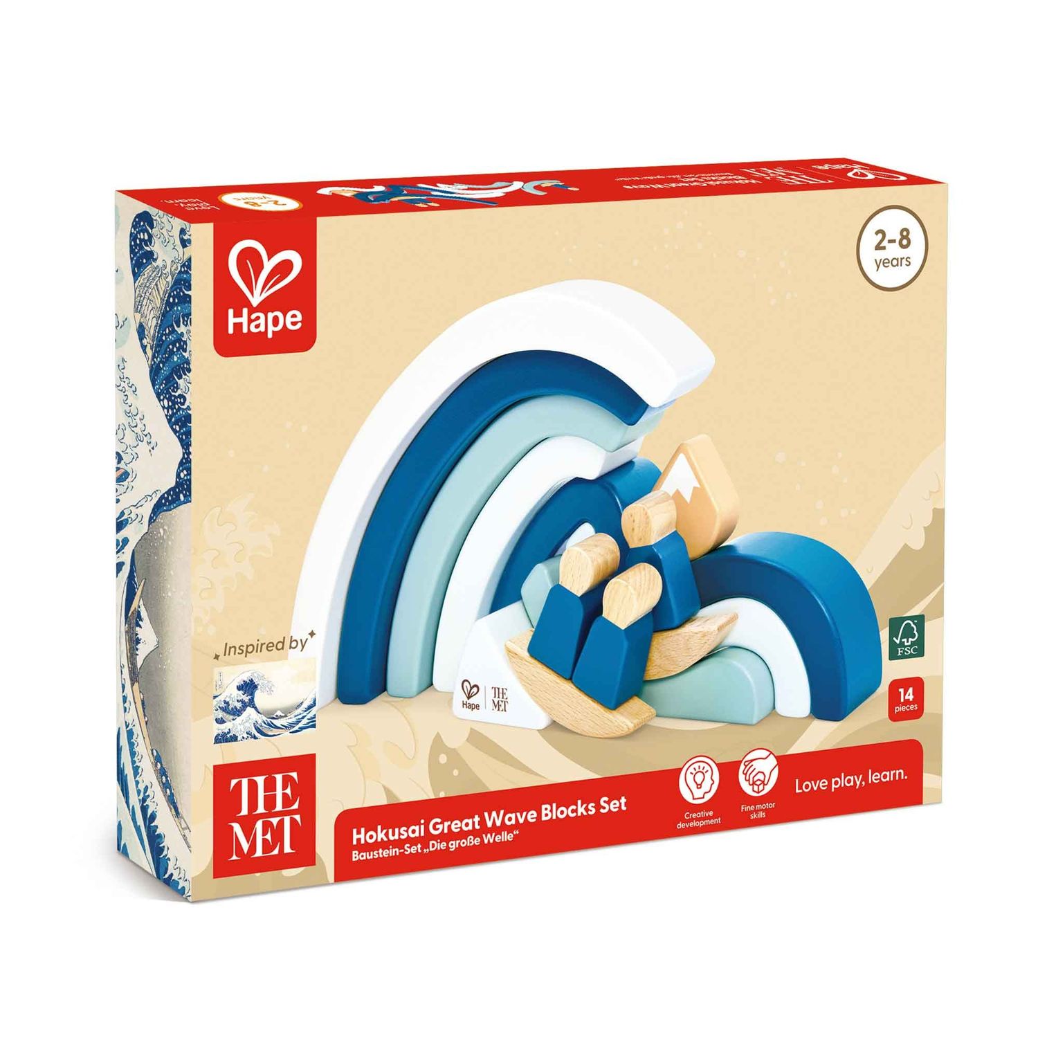 The Met Hokusai Great Wave Block Set