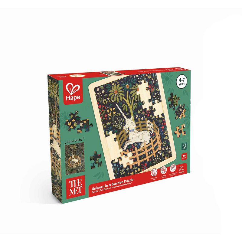 The Met Unicorn in a Garden Puzzle