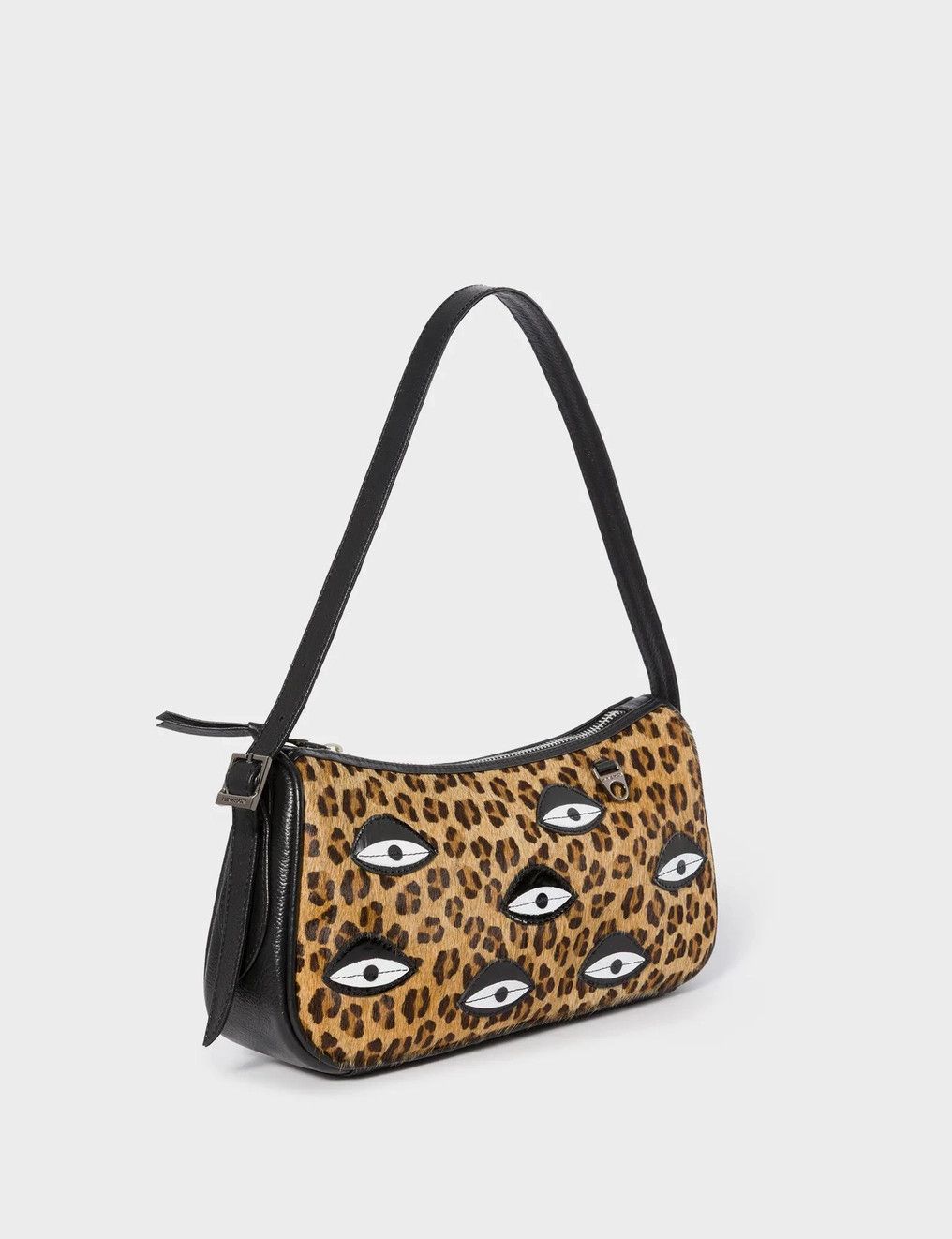Lucas Hobo Mini Animal Print Handbag - All Over Eyes