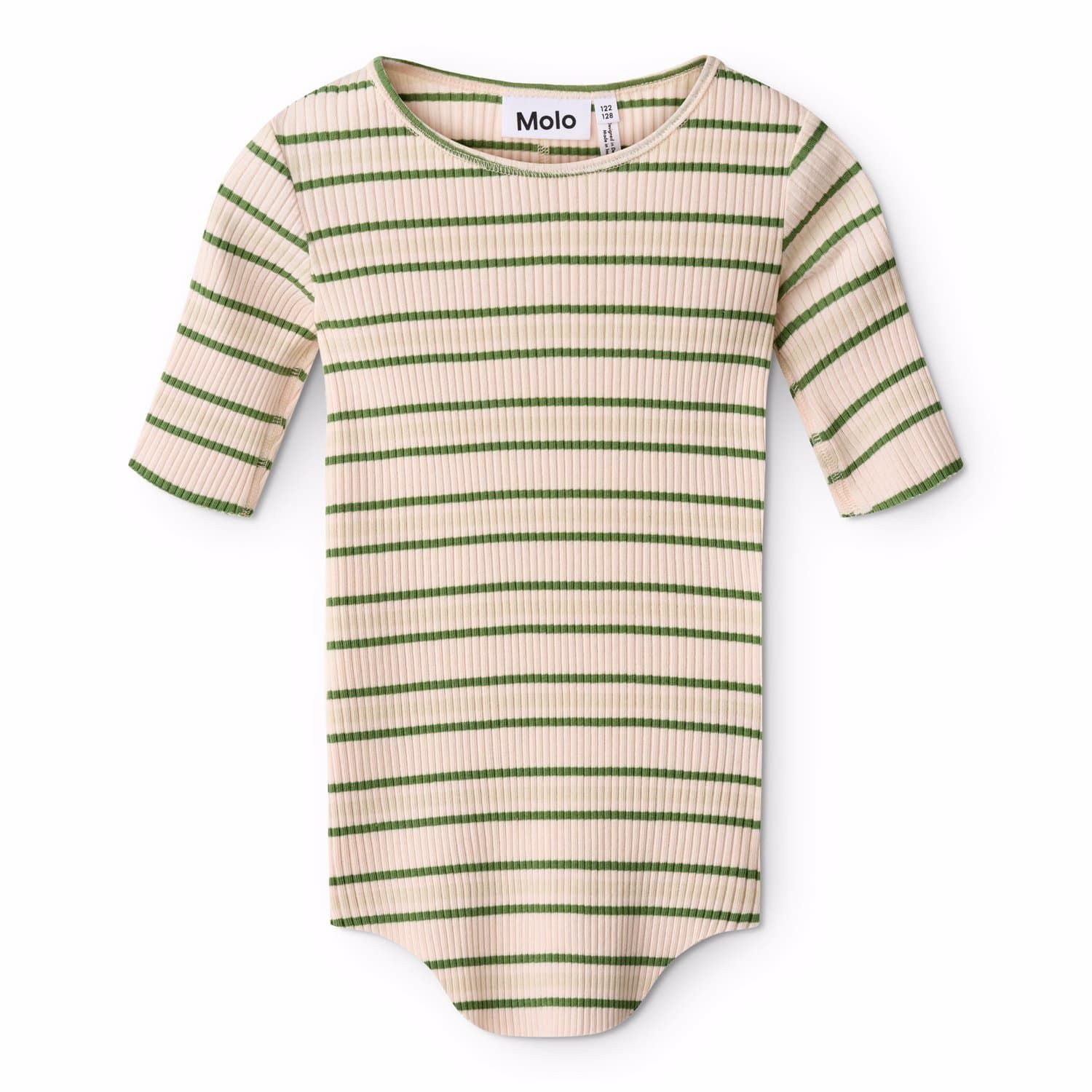 Ronelle SS Tee Cloud Green Stripe