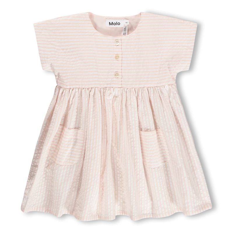 Carlotta Dress Cloud Pink Stripe