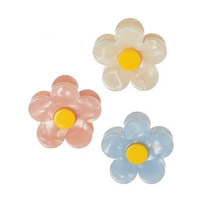Mini Daisy Claw Clips 3 Pack