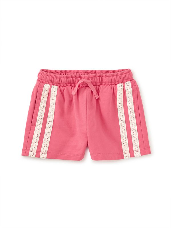 Crochet Sporty Shorts Desert Rose