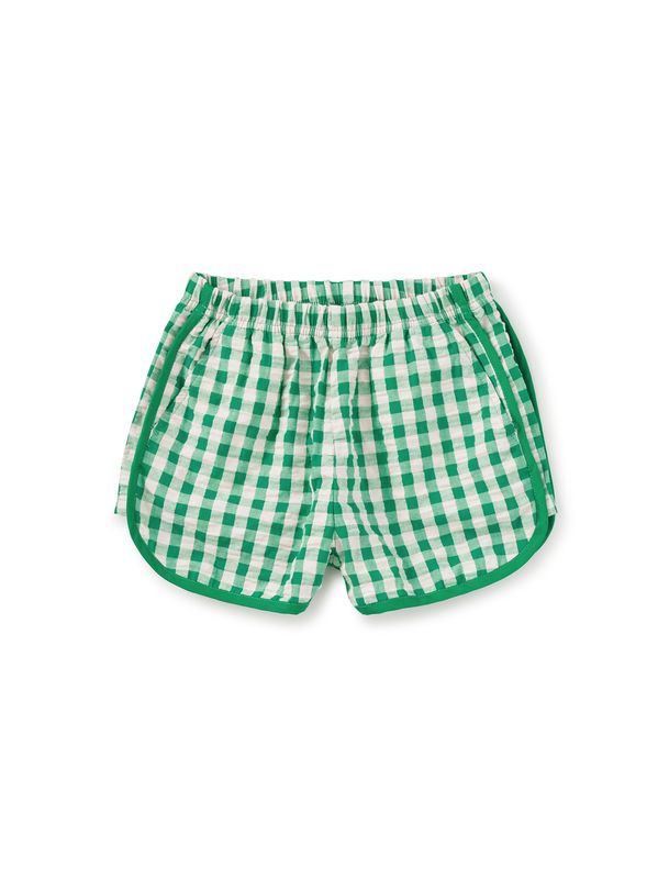 Woven Dolphin Shorts Garden Party Check