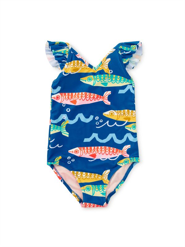 Ruffle One-Piece Swimsuit Sardinas Del Mar