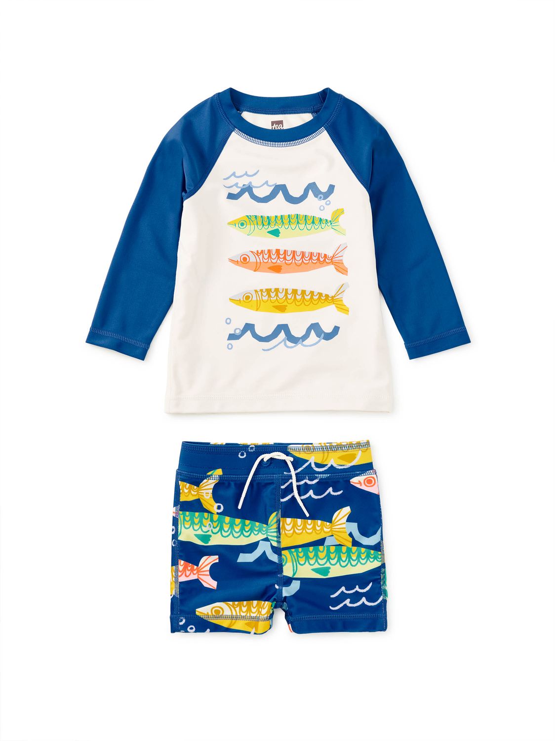 Rash Guard Baby Swim Set Chalk