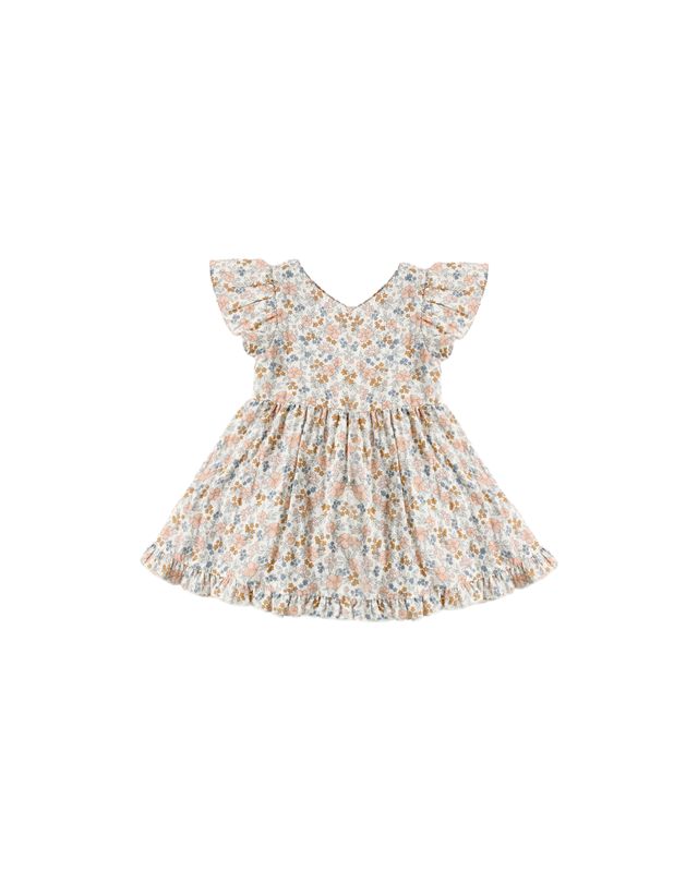 Lila Romper Flower Field