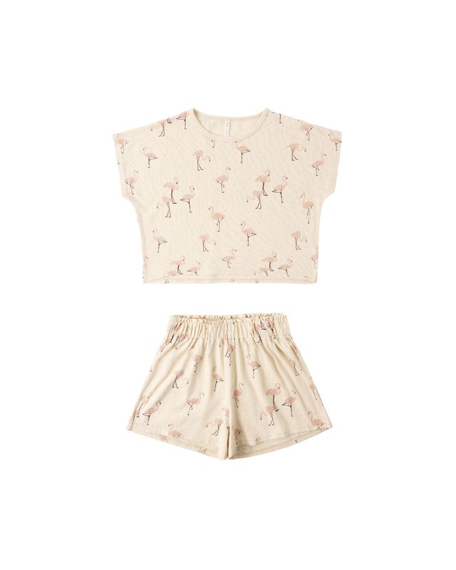 Raegan Set Flamingo