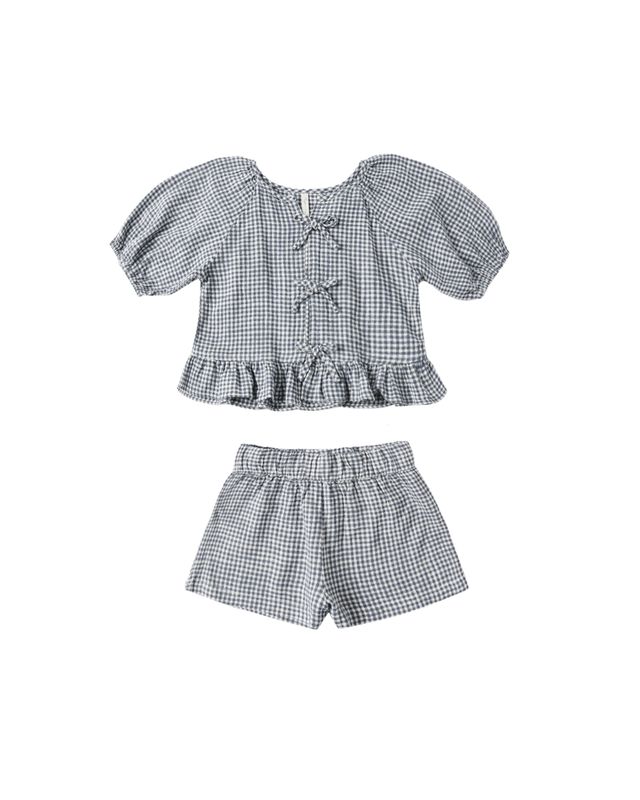 Juniper Set Marine Gingham