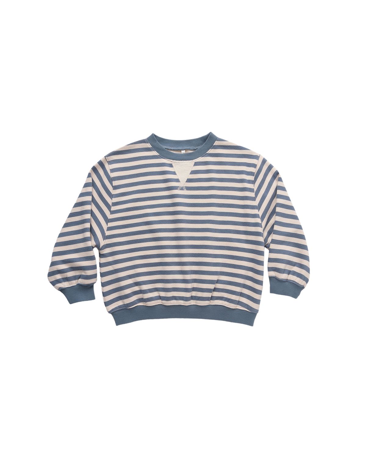 Oversized Crew Marine Stripe