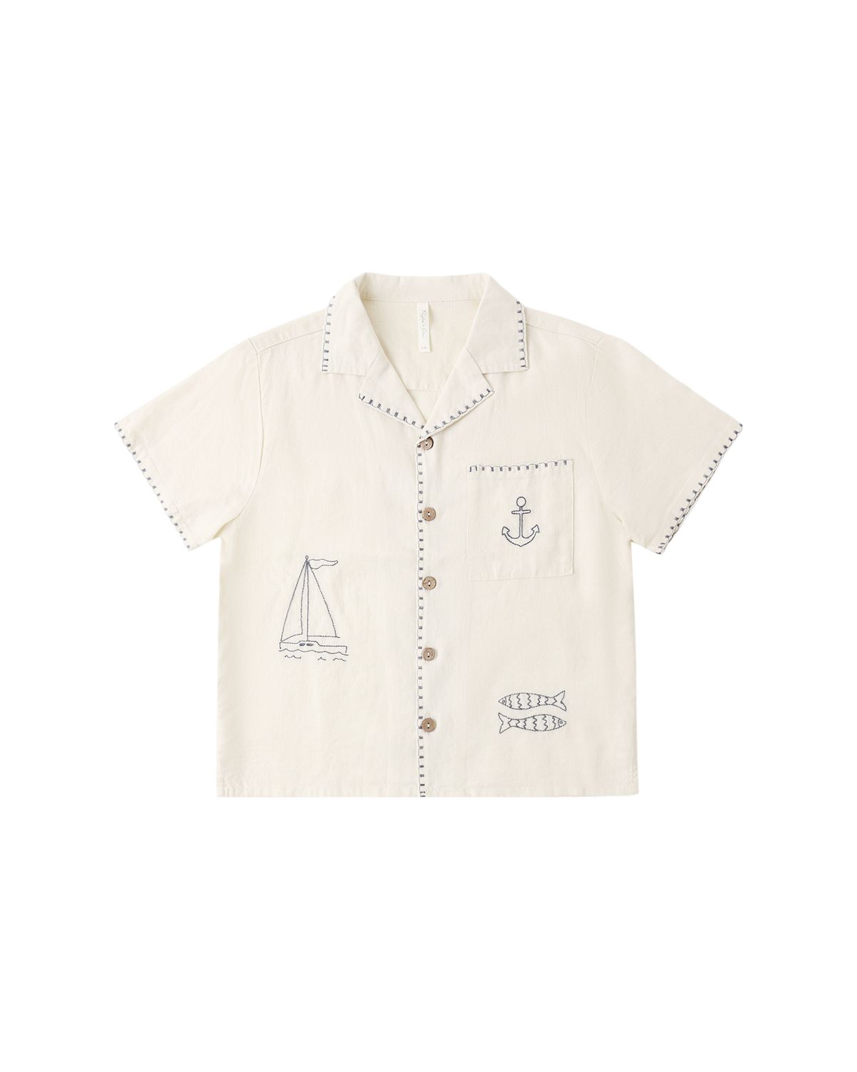 Lapel Collar Shirt Sailor