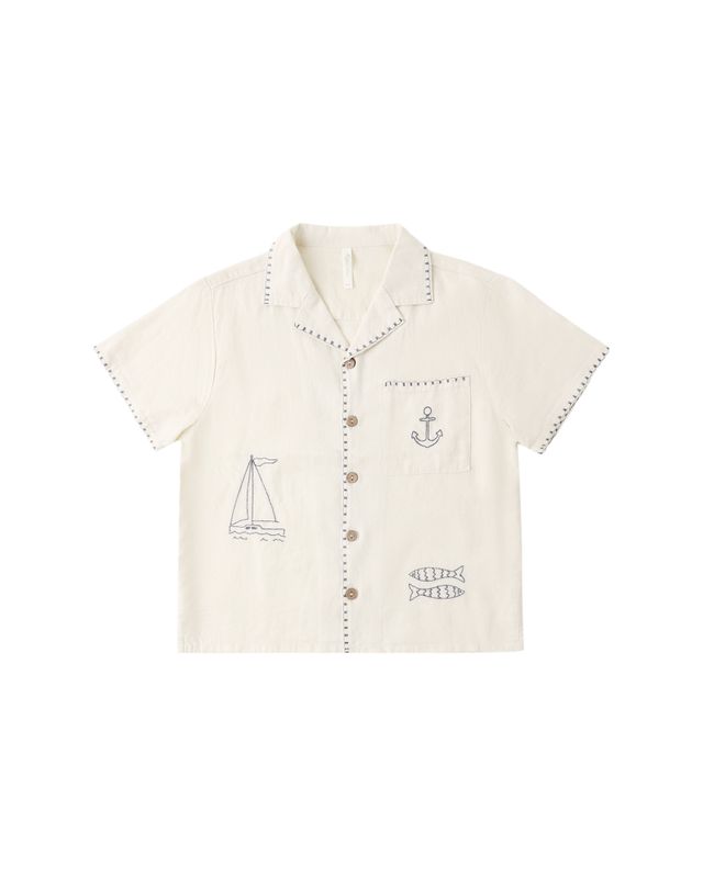 Lapel Collar Shirt Sailor
