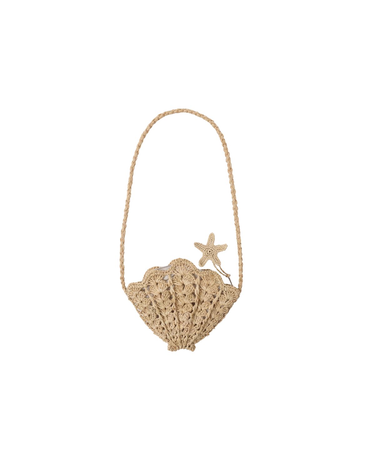 Shell Purse Straw