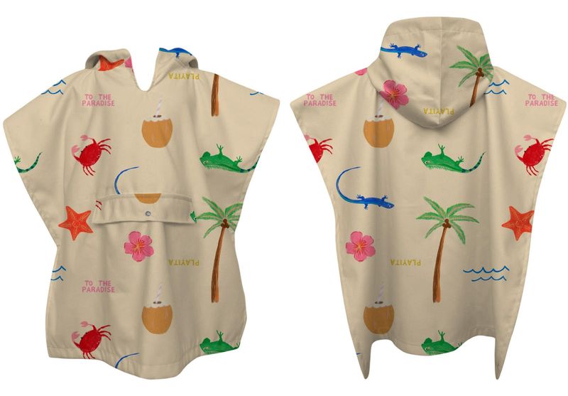 Poncho Towel I Love Sai