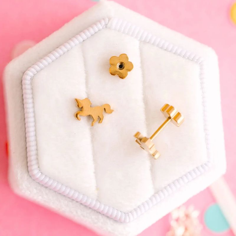 Classic Unicorns Screwback Earrings