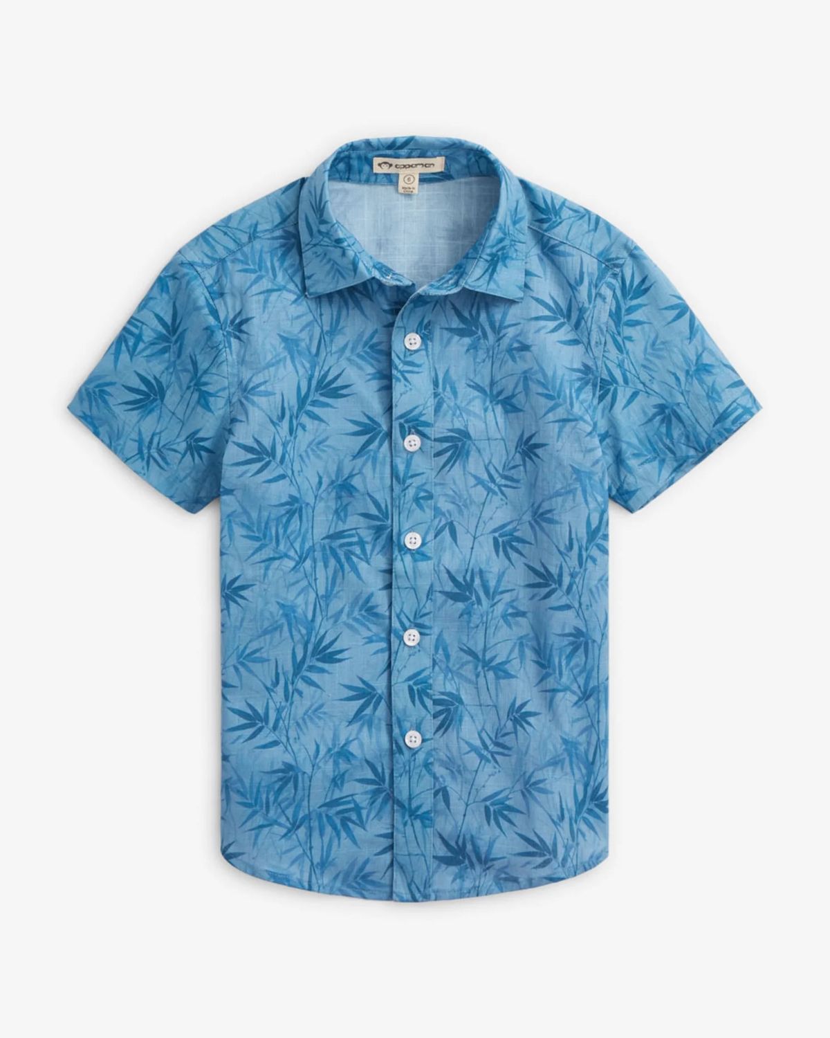 Day Party Shirt Blue Bamboo
