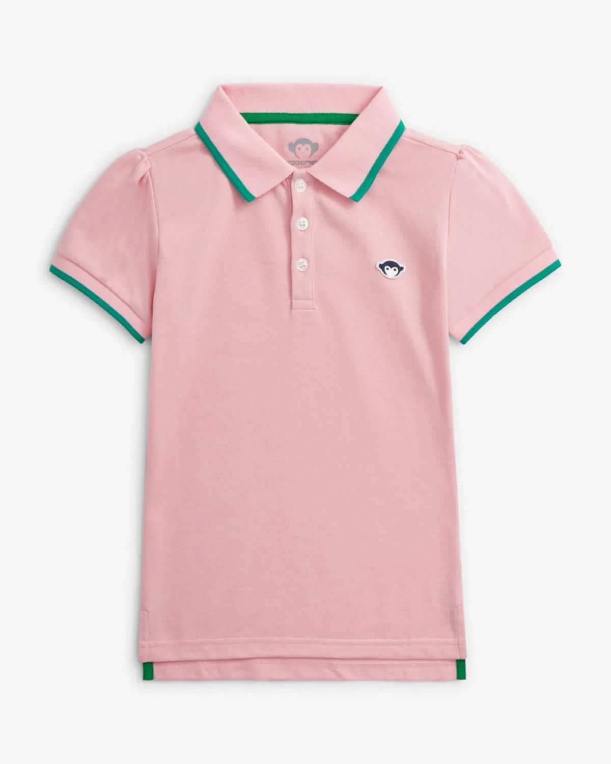 Puff Sleeve Polo Pink Mousse