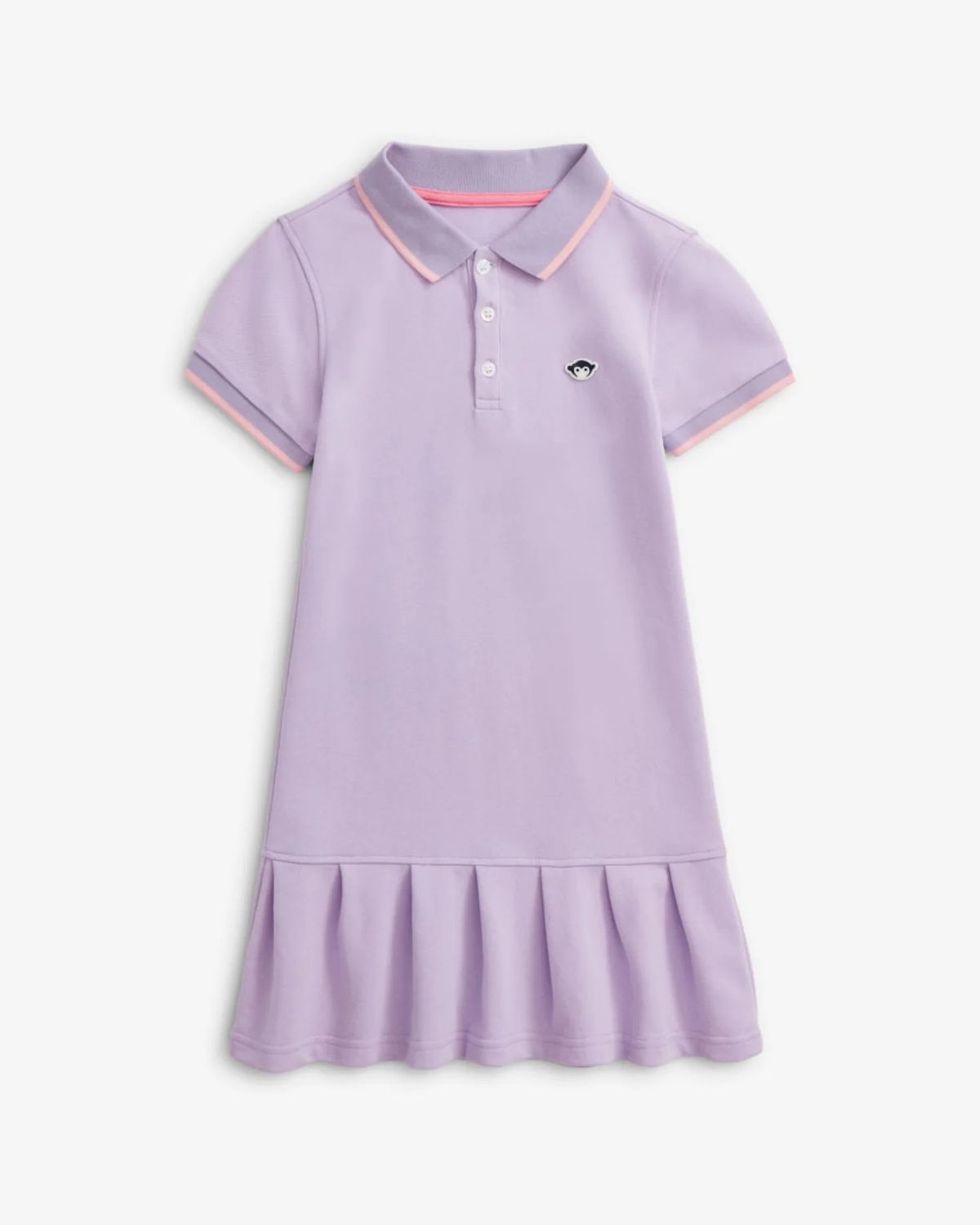 Polo Pleated Dress Lilac