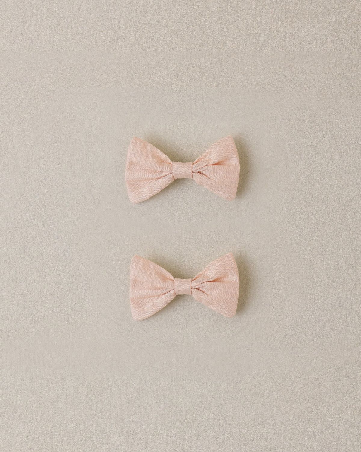 Little Bow Clips Blush