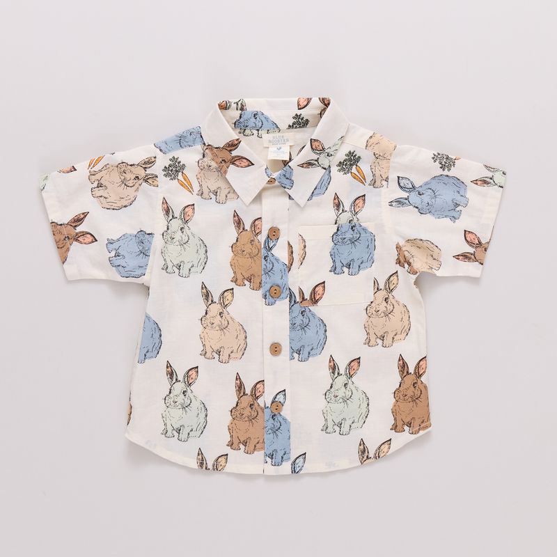 Jack Shirt Blue Vintage Bunnies