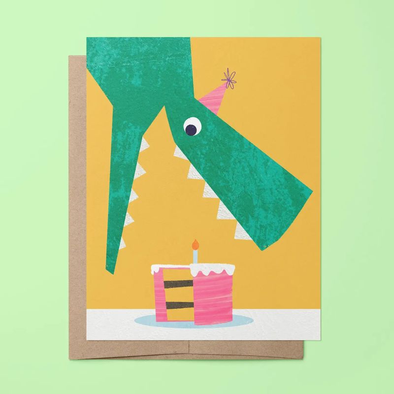 Dinobite Birthday Card