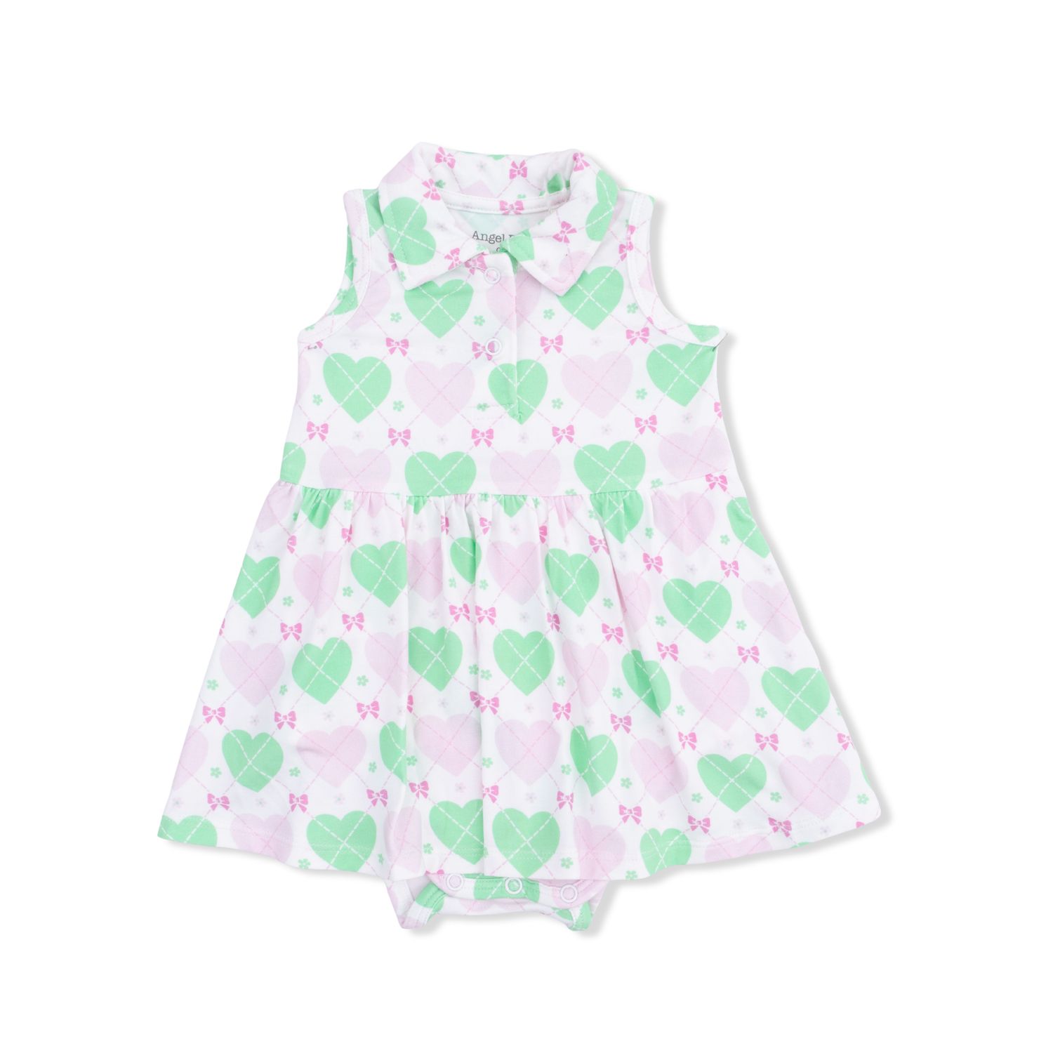 Polo Tennis Dress Heart Argyle