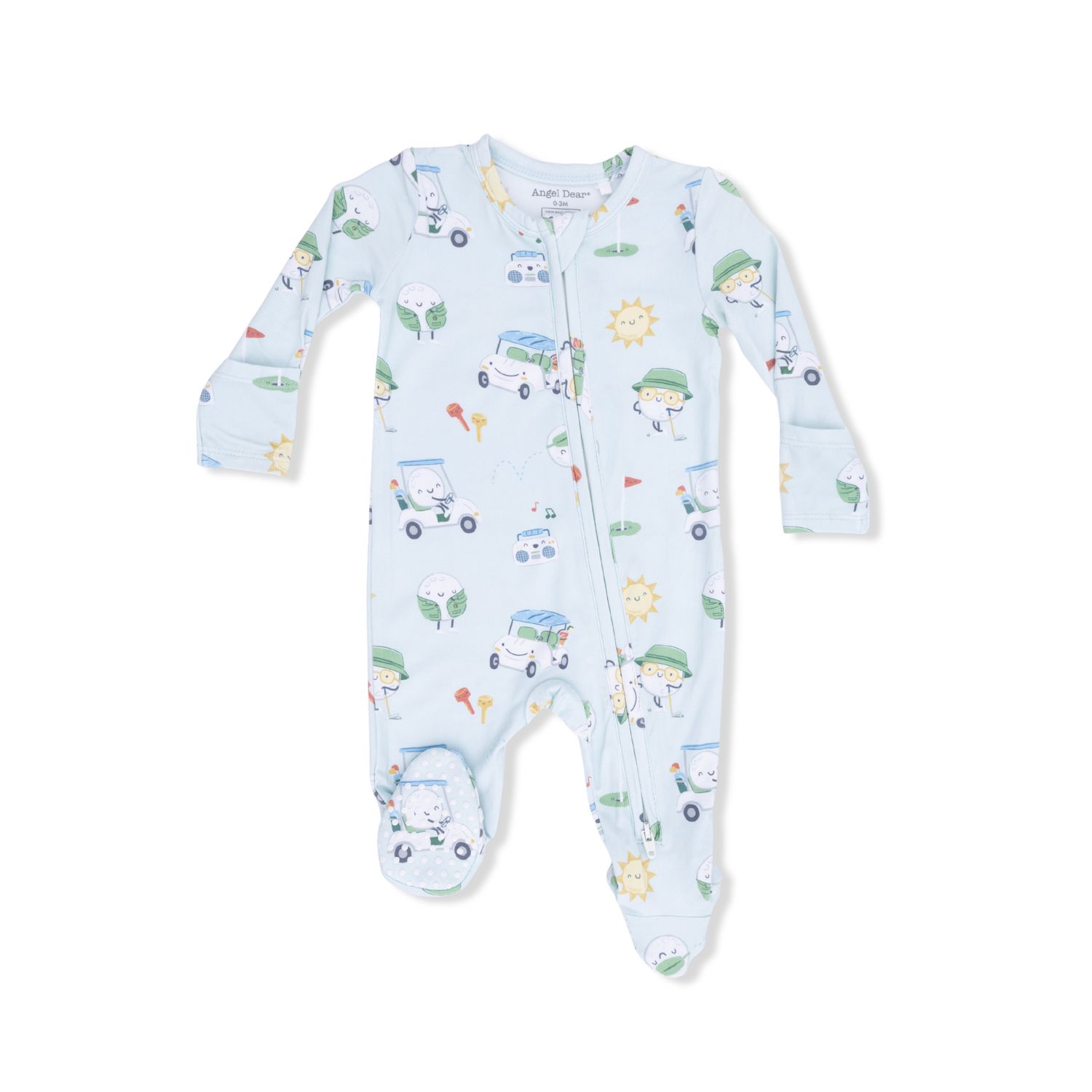 2-Way Zipper Footie Golf Pros