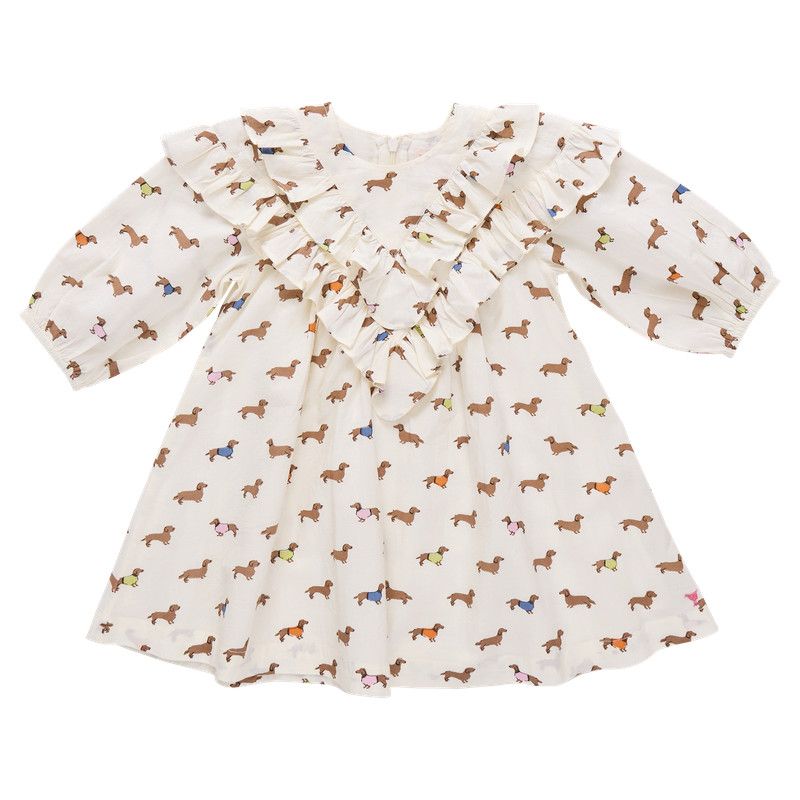 Everly Dress Dachshunds In Sweaters