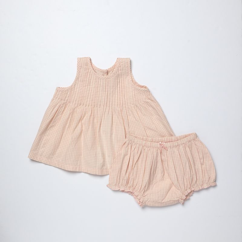  Jaipur 2-Piece Set Pink Gingham