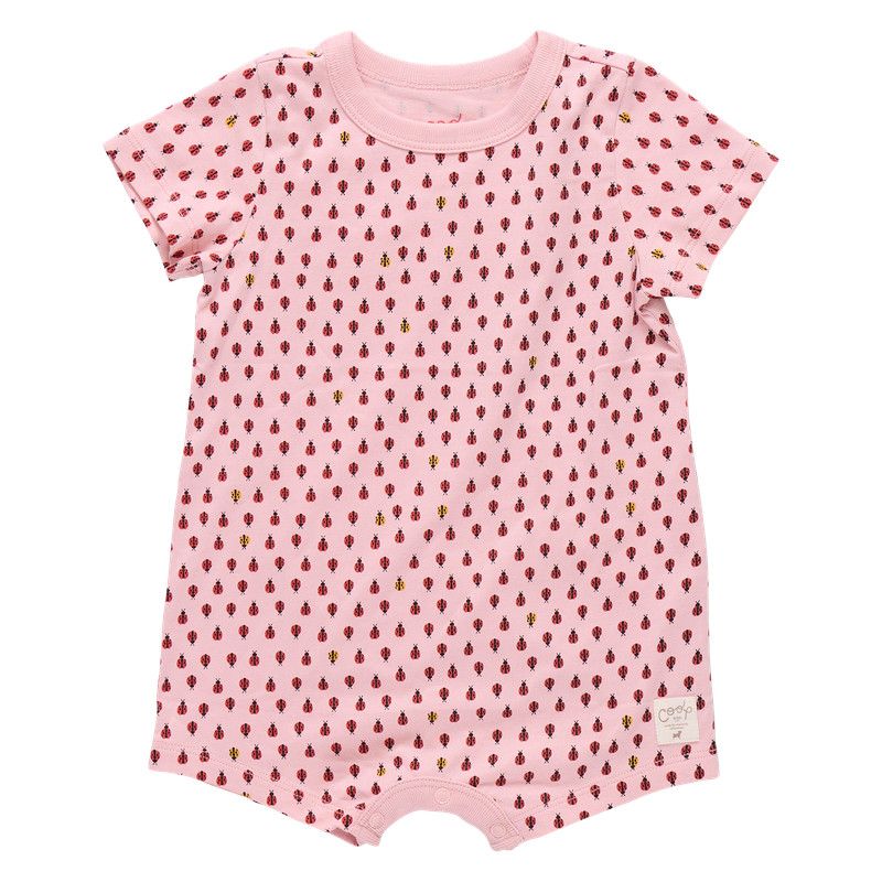 Adventure Romper Mini Ladybugs