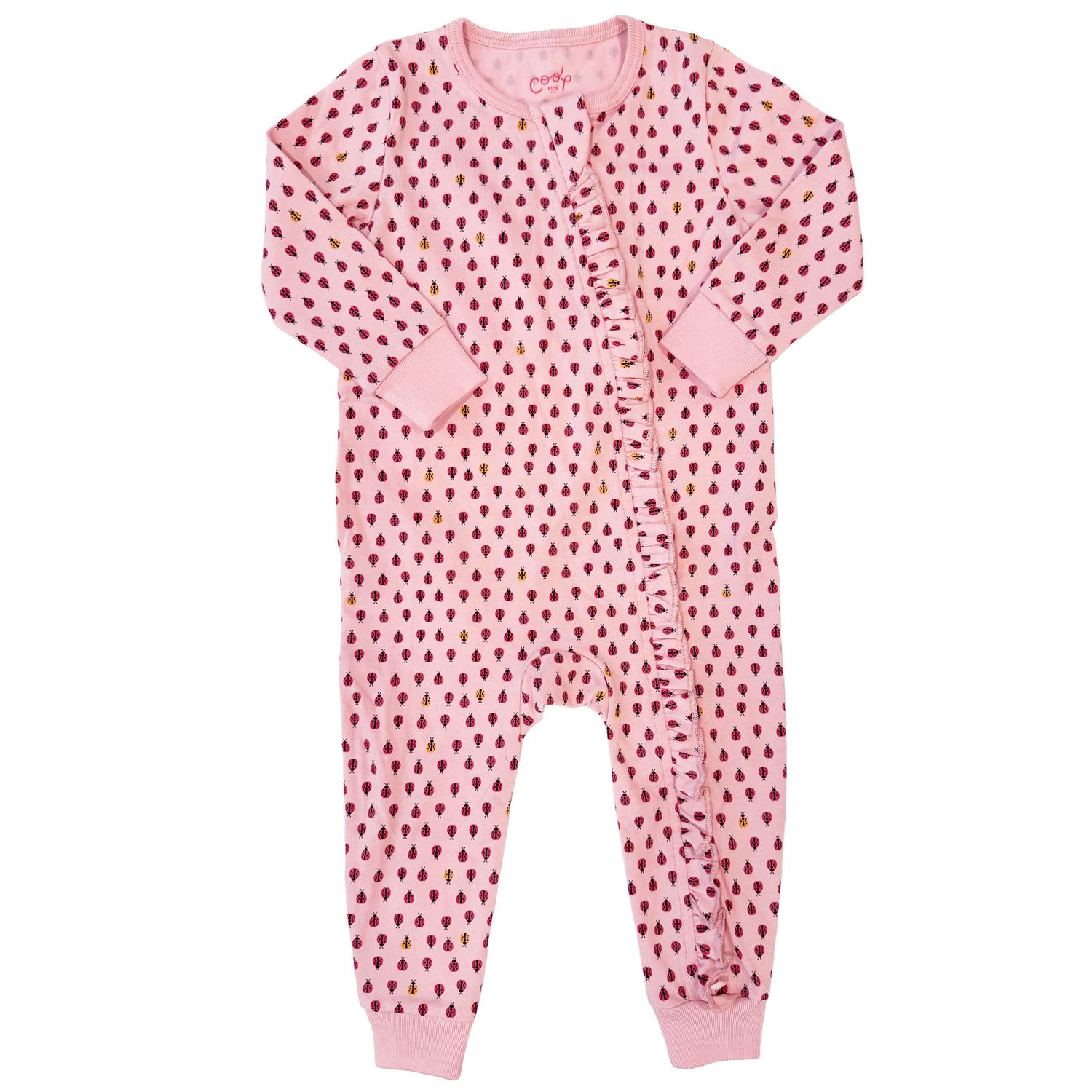 Zip Romper Mini Ladybugs