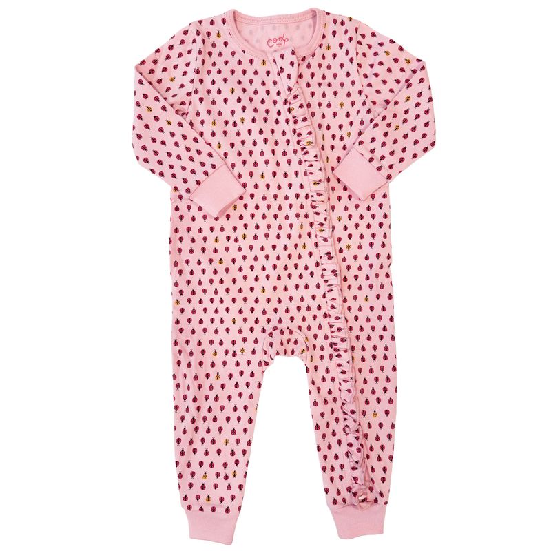 Zip Romper Mini Ladybugs