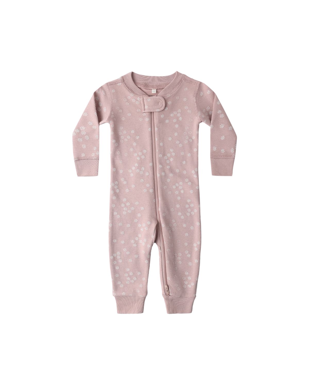 Zip Long Sleeve Sleeper Mauve Daisy