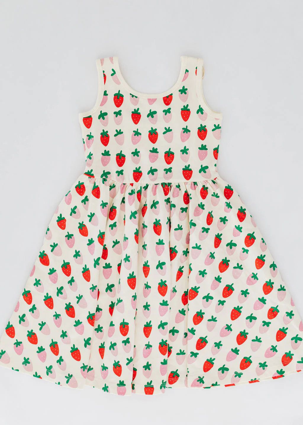 Sleeveless Twirl Dress Strawberry Blush