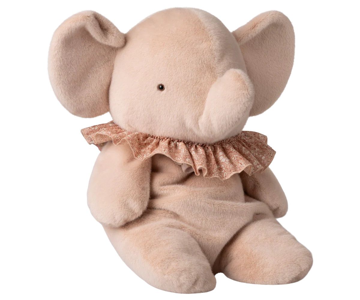 Elephant Plush, Big - Powder