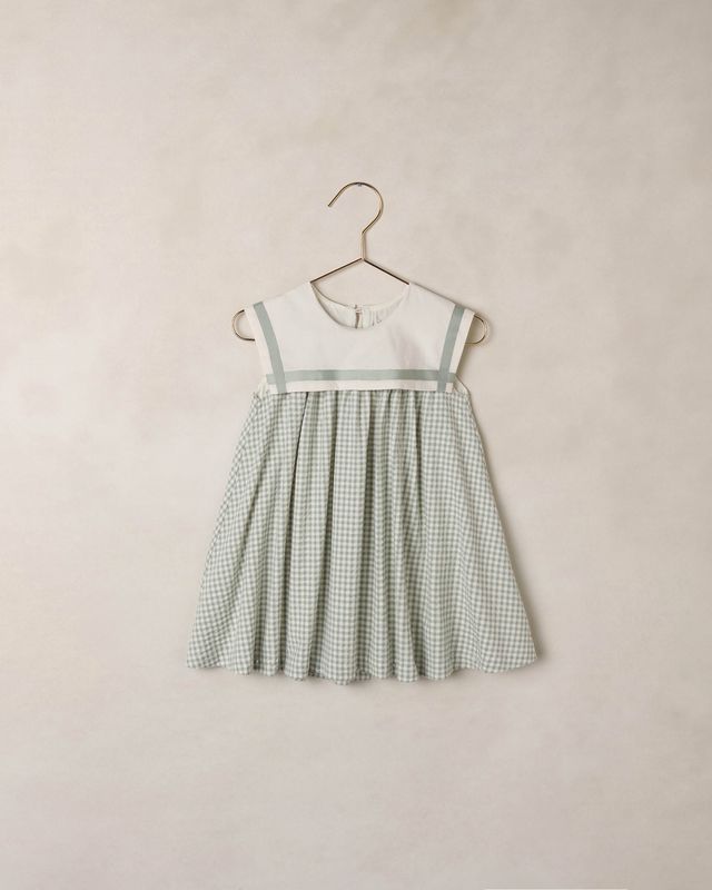 Daisy Dress Eucalyptus Check
