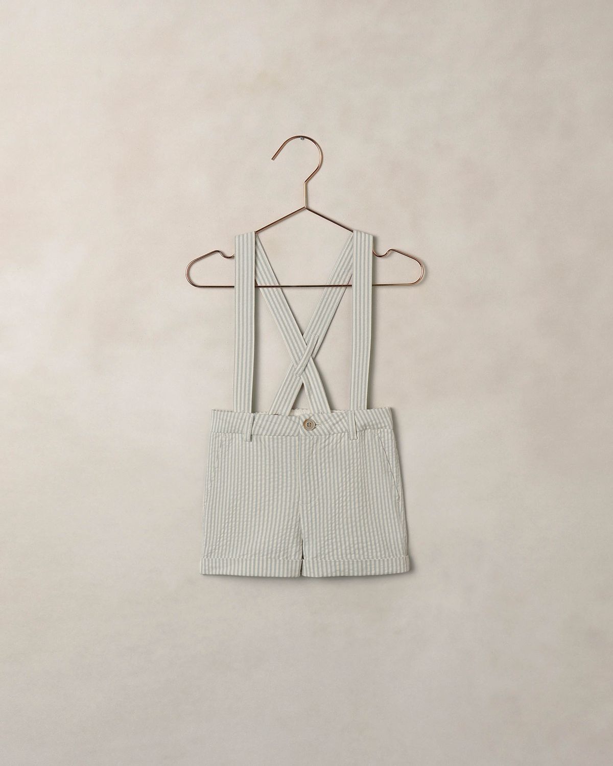 Suspender Short Sky Stripe