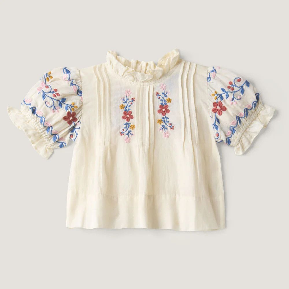 Luna Top Antique White Linen 