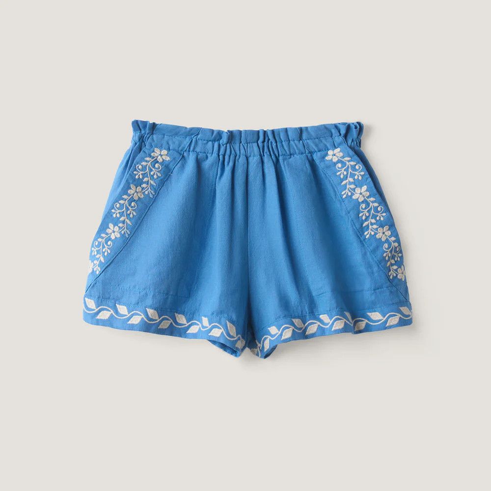 Paper Bag Shorts Coastal Blue