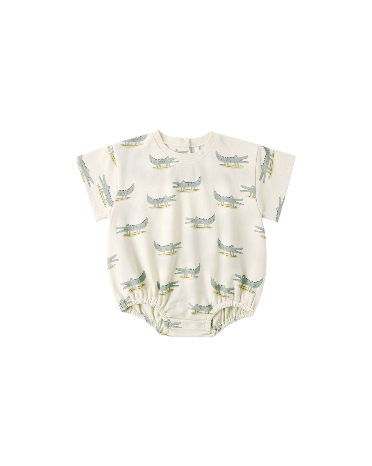 Relaxed Bubble Romper Alligators