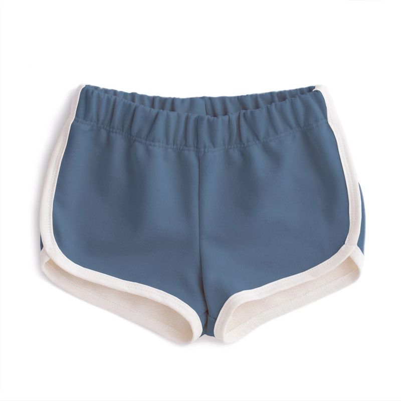 French Terry Shorts Solid Lake Blue