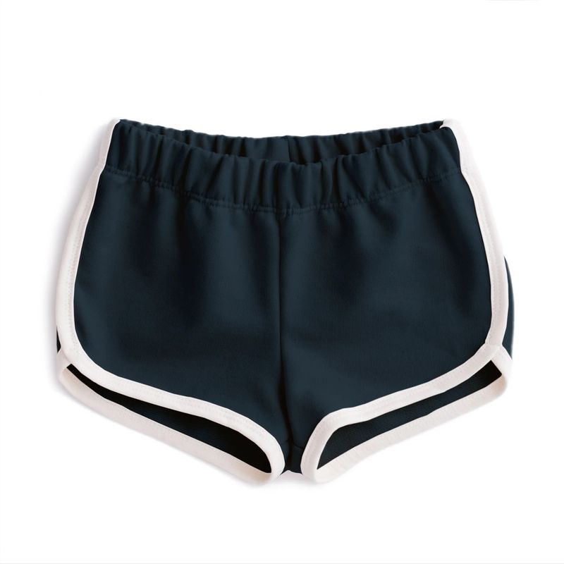 French Terry Shorts Solid Night Sky