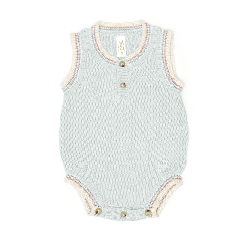 Mason Romper Natural/Toasted Nut/Blue