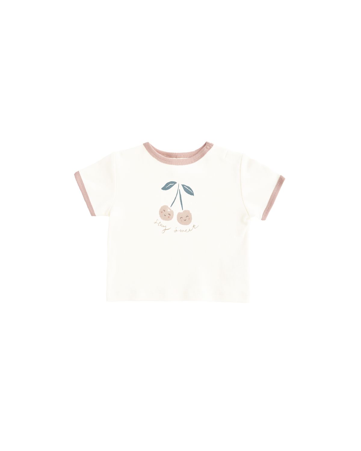 Ringer Tee Cherry