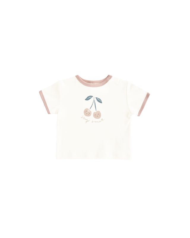 Ringer Tee Cherry