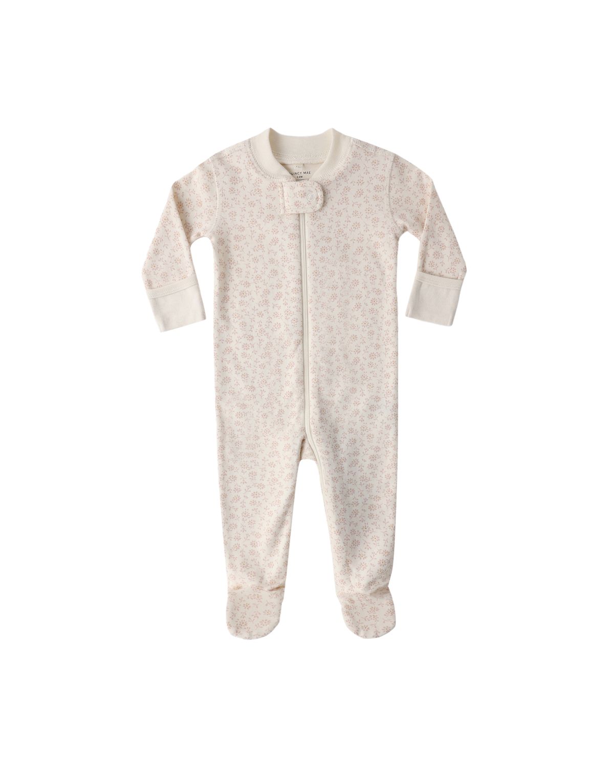 Zip Long Sleeve Sleeper Footie Ditsy
